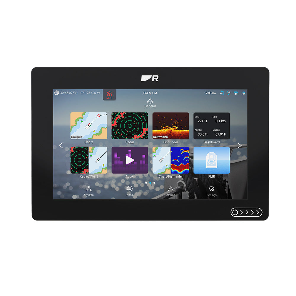 Raymarine Axiom 2 RV 9 ChartplotterFishfinder wRealVision 3D Sonar  Lighthouse North America Chart  No Transducer