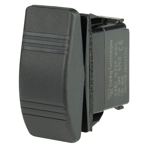 BEP SPDT Contura Switch  2LEDs  ONOFFON 1001804