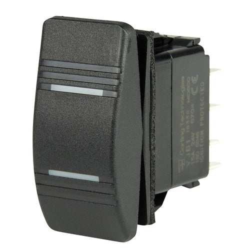 BEP DPDT Contura Switch  2Amber LEDs  ONOFFON 1001808