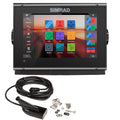Simrad GO7 XSR ChartplotterFishfinder wHDI Transom Mount Transducer  CMAP Discover Chart 00014326002