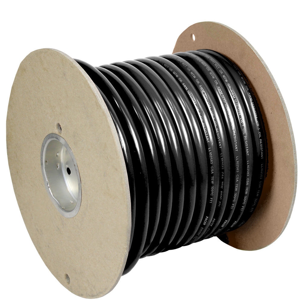 Pacer Black 1 AWG Battery Cable  100  WUL1BK100
